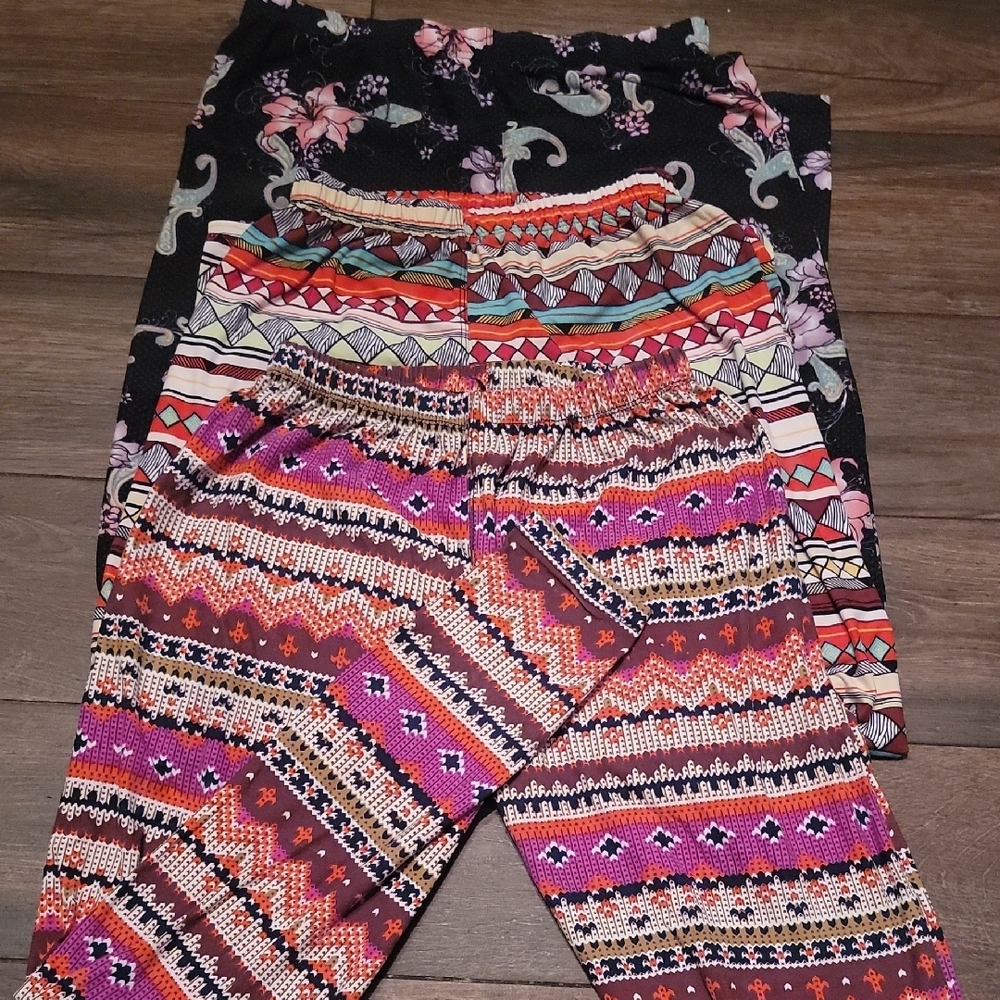 Ladies Colorful Patterned Leggings